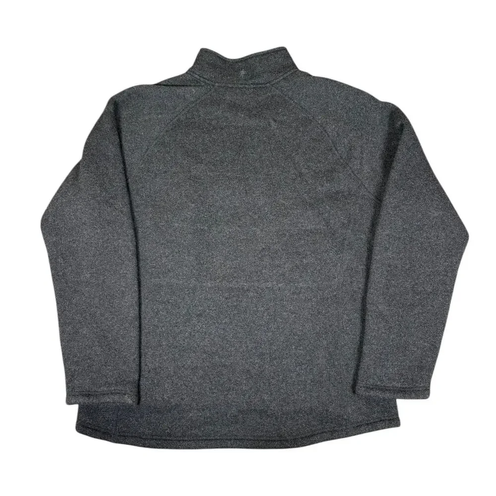 Smartwool Echo Lake Half Zip Wool Sweater Men's XL Dark Gray Winter Outdoor Warm